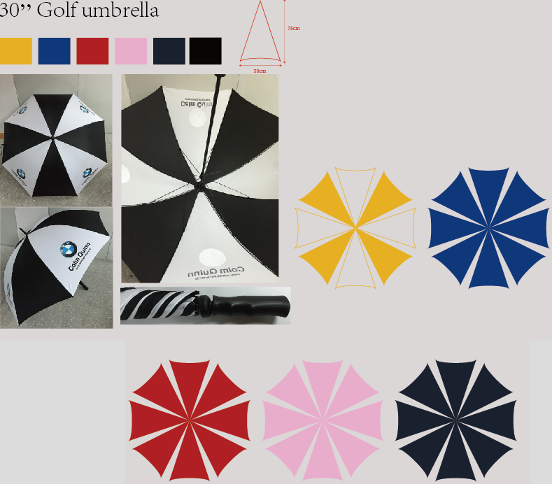 3029 Overseas Imprint Umbrella / Golf - Click Image to Close